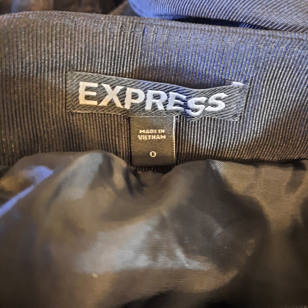 Express Skirt, Sheer Panel insert Black, 6, Pleats - Picture 6 of 7